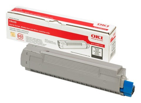 Oki 43487712 Toner original negru pt. C8600/C8800 6000 pag, 5031713037743