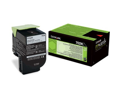 Lexmark 70C20K0 Cartus toner negru, ORIGINAL, Return Program, Standard Capacity, 1k, 734646436649