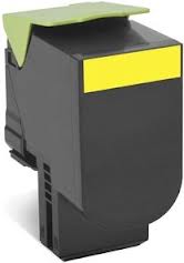 Lexmark 70C0X40 Cartus toner Yellow, ORIGINAL, Extra High Capacity, 4000 pag, 734646437080