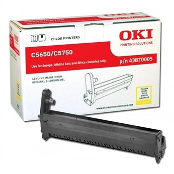 Oki 43870005 Drum unit yellow OKI seria C5650/C5750 20.000 pag, 5031713040095