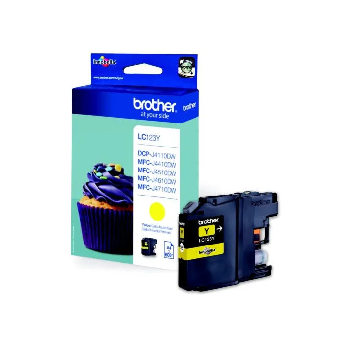 Brother LC123Y Brother LC-123Y Cartus yellow pentru MFC-J4410DW/MFC-J4510/DCP-J552DW 4977766713924