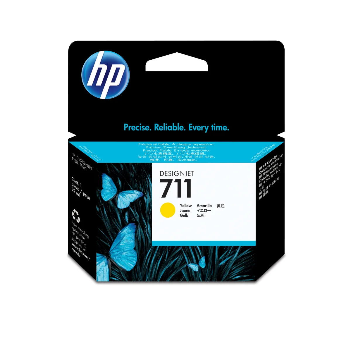 HP CZ132A HP CZ132A No. 711 Cartus cerneala yellow ORIGINAL, 29 ml 886112841157