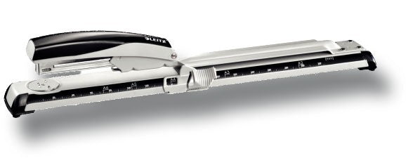 Leitz L-55600095 Capsator metalic cu brat lung pentru 40 coli, (capse 24/6, 26/6, 24/8)