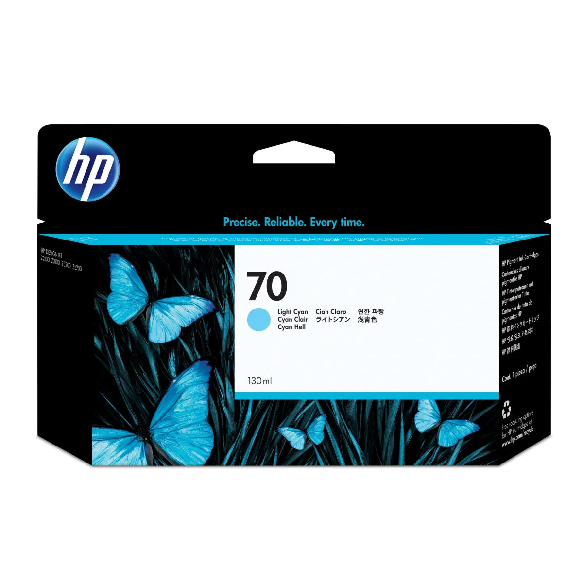 HP C9390A HP C9390A Cartus inkjet No.70 light cyan, 130 ml 882780528772