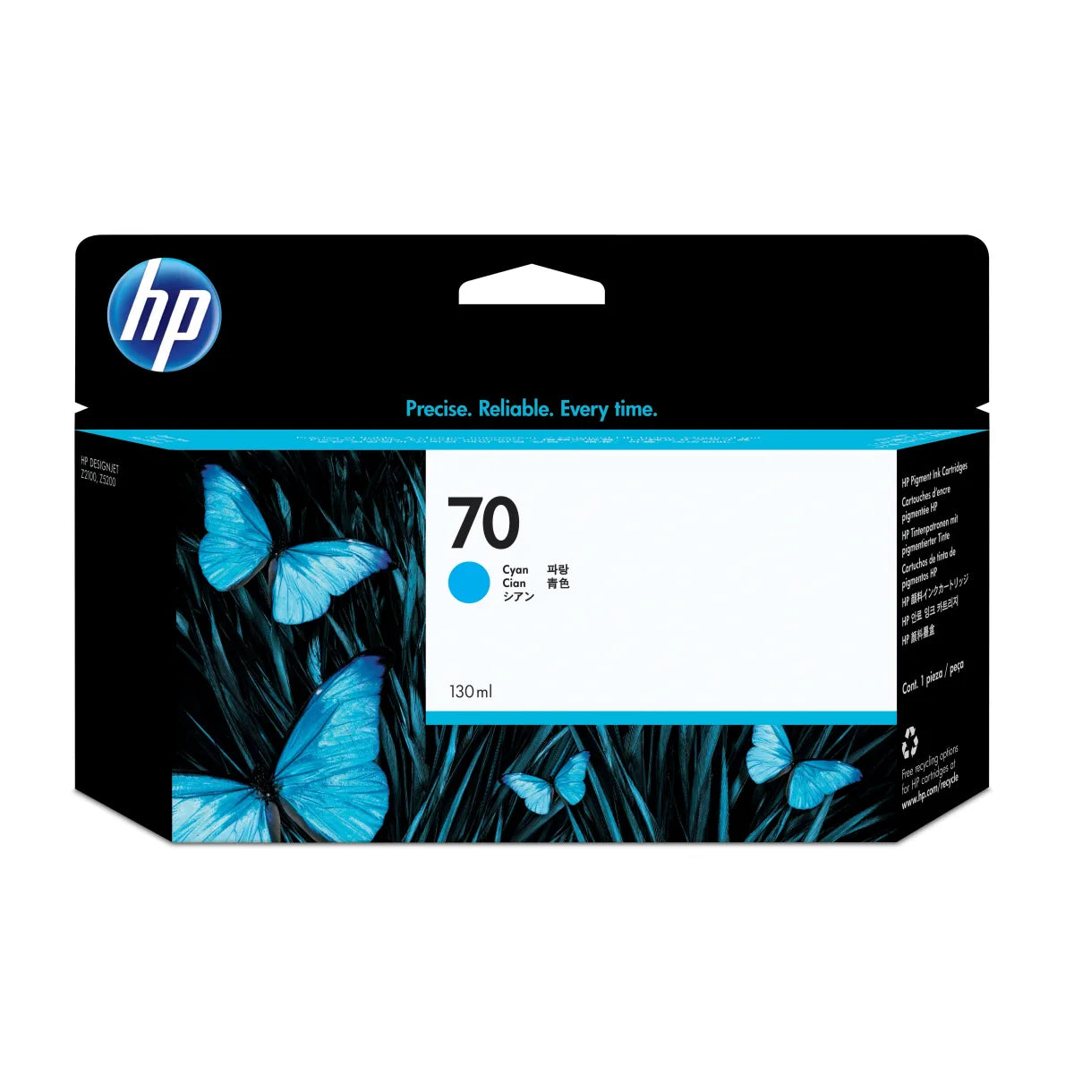 HP C9452A HP C9452A Cartus inkjet No.70 cyan, 130 ml 882780528697