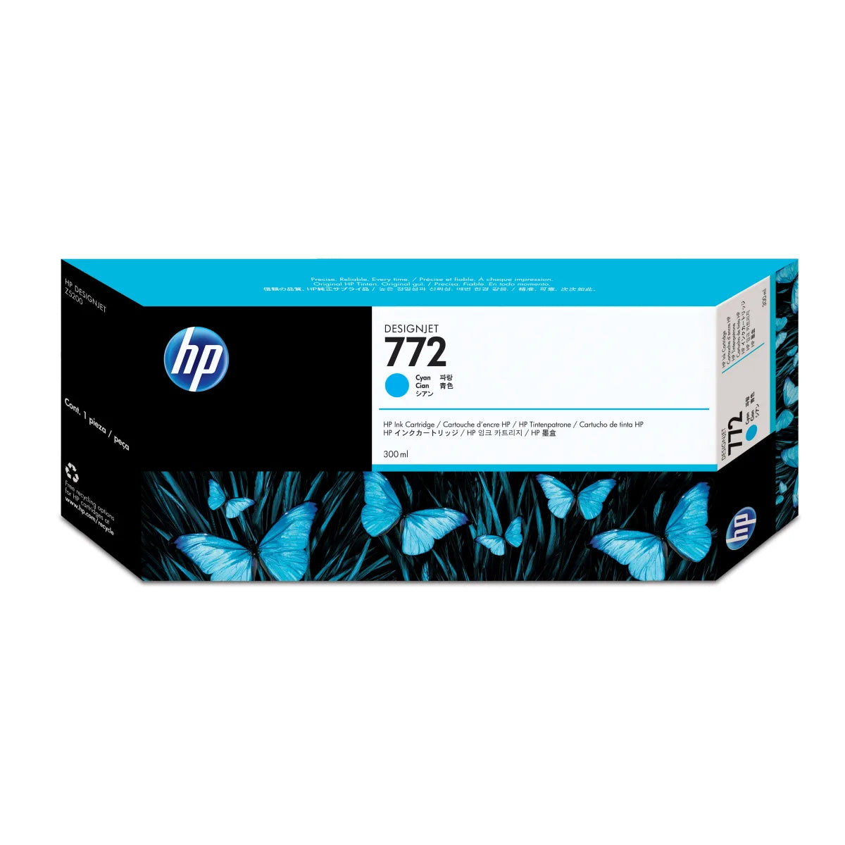 HP CN636A HP CN636A No. 772 Cartus inkjet cyan ORIGINAL 300 ml 884962639061