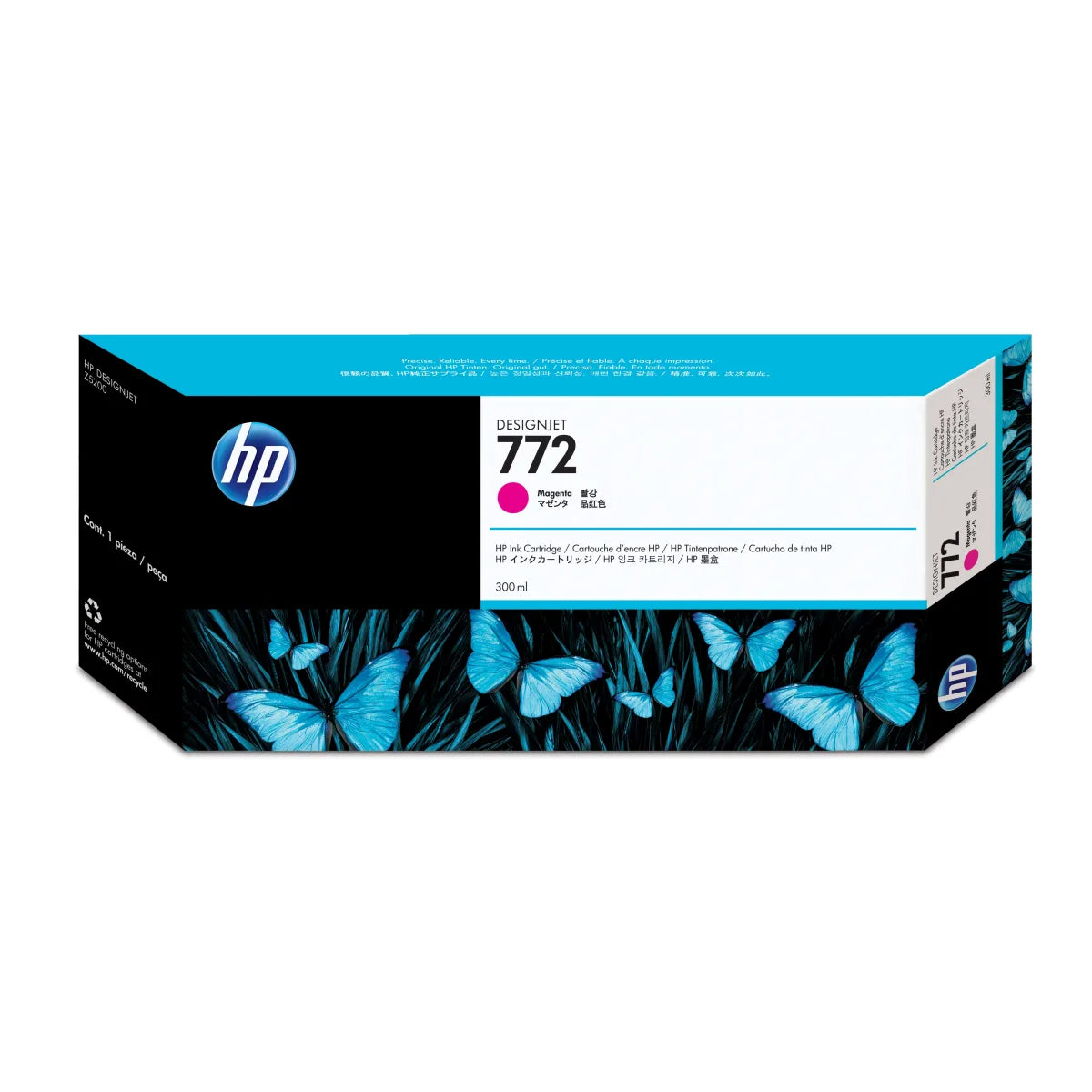 HP CN629A HP CN629A No. 772 Cartus inkjet magenta ORIGINAL, 300 ml 884962638996