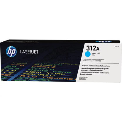 HP CF381A HP CF381A Cartus toner No.312A cyan standard capacity, original, 2.7k 887111367761