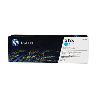 HP CF381A HP CF381A Cartus toner No.312A cyan standard capacity, original, 2.7k 887111367761