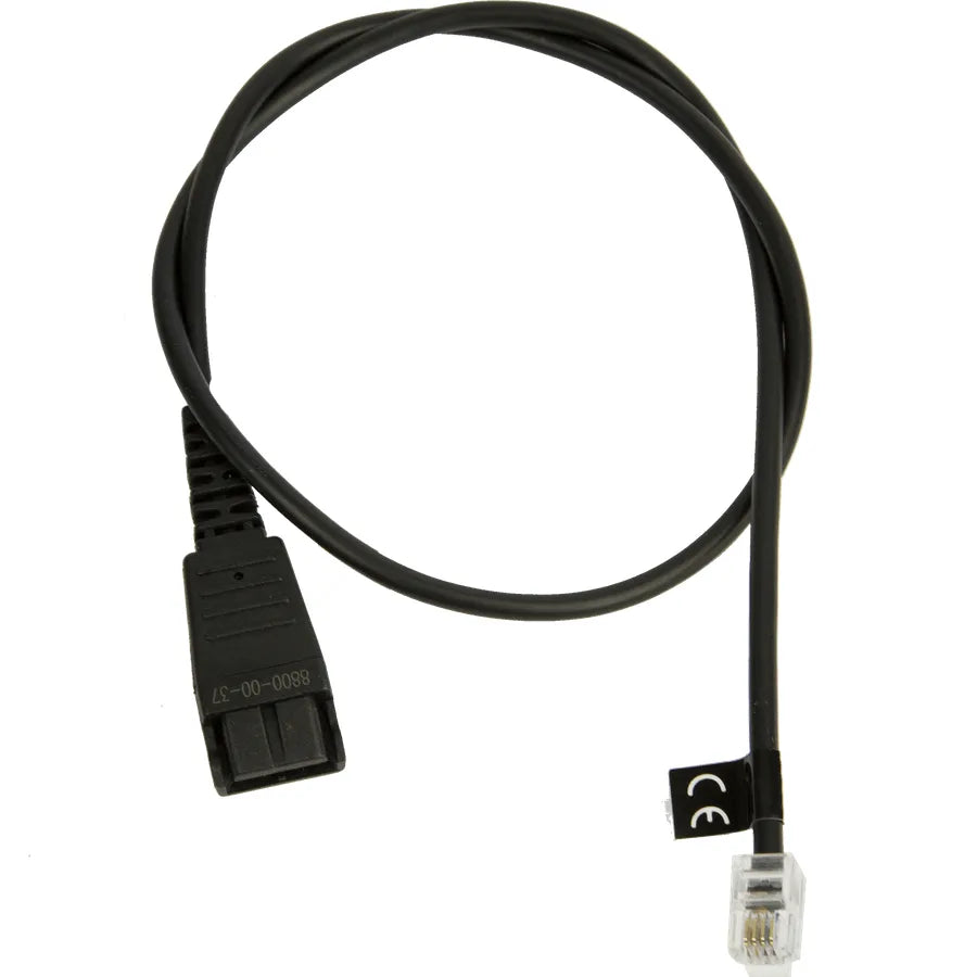 Jabra 8800-00-37 Jabra QD to RJ10, straight, 0,5 meters for Cisco 79xx 5706991001754