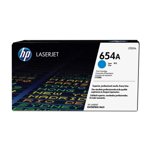 HP CF331A HP Toner 654A CF331A Cyan 15000 pag pentru M651n M651dn M651xh 886112501181