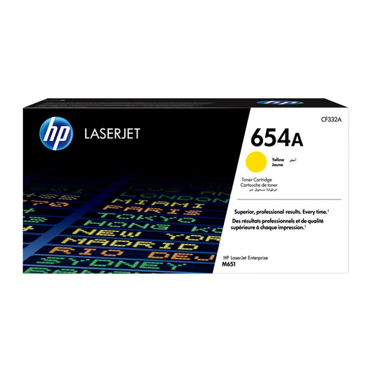 HP CF332A HP Toner 654A CF332A Yellow 15000 pag pentru M651n M651dn M651xh 886112501198