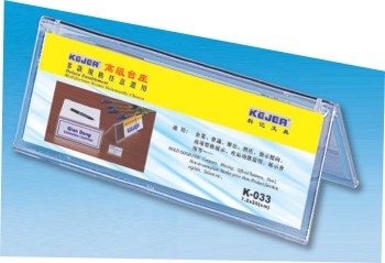 Economy KJ-K-033 Display nume pentru birou, din plastic, forma A, 72 x 200mm (calareti)