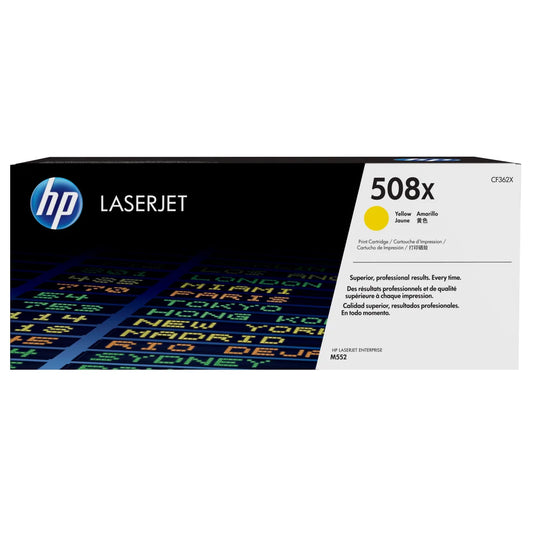 HP CF362X HP Toner 508X CF362X Yellow 9500 pag pentru M552 M553 M571 M576 888793237625