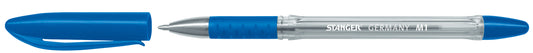 Stanger GB.SN.18000300007 Stanger Pix albastru varf mediu 1mm grip cauciucat corp cristal 4011886004507