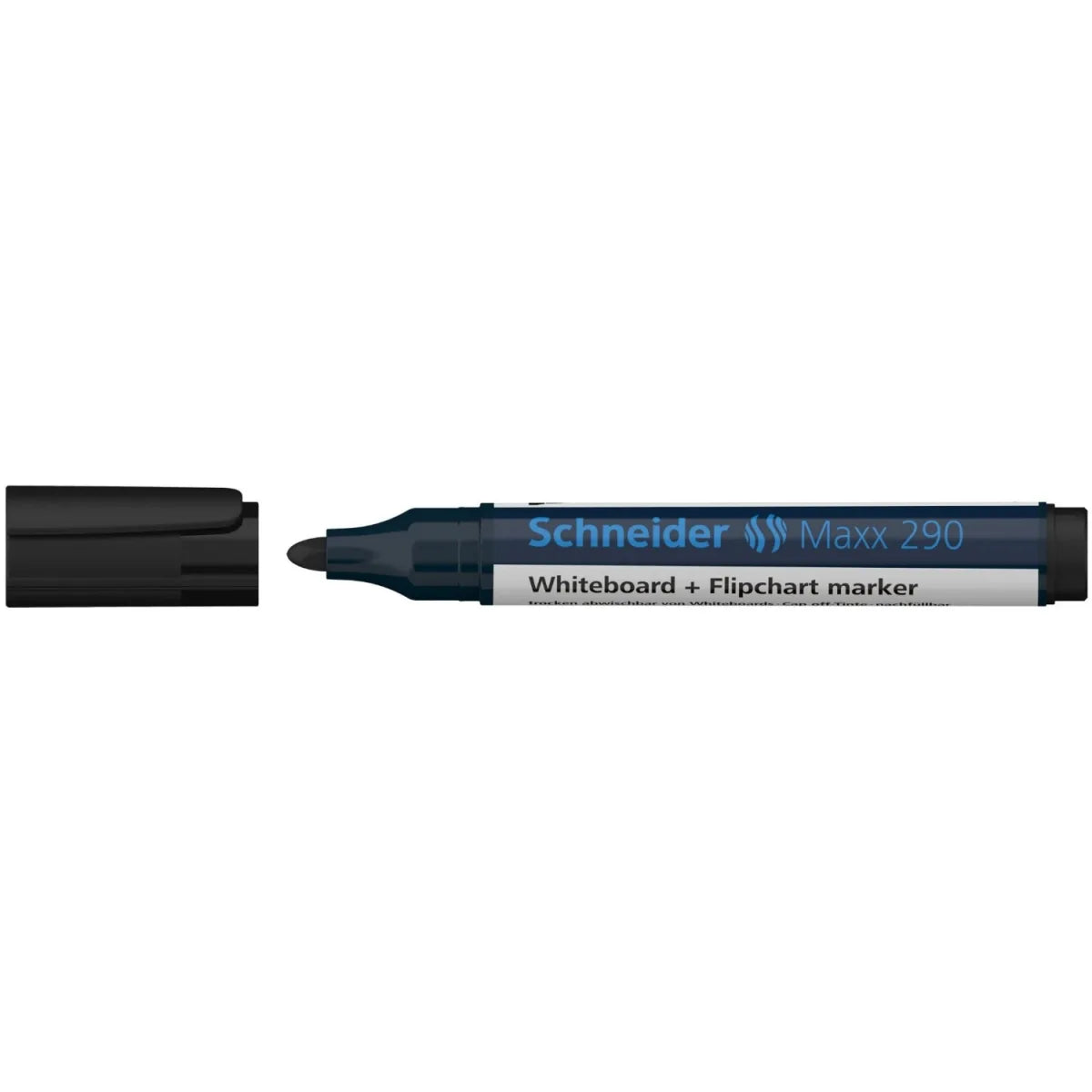 Schneider 2931_N Schneider Marker Maxx 290 negru whiteboard flipchart 2-3mm 4004675000415