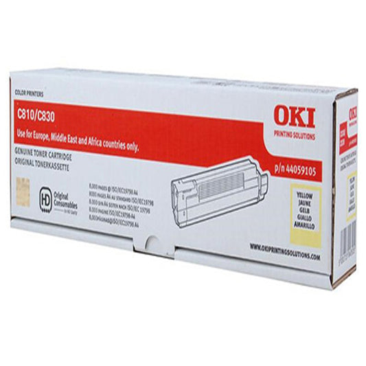 Oki 44059165 Toner OKI original yellow pentru MC851/MC861, 7.300 pag, 5031713052623