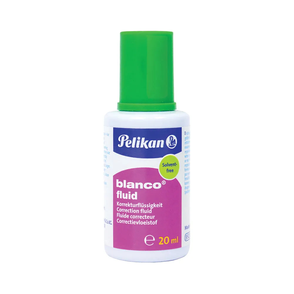Pelikan 338582 Pelikan Fluid corector Blanco pe baza de apa 20ml pensula
