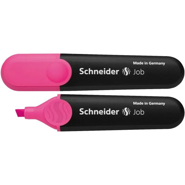 Schneider 2991_R Schneider Textmarker roz Job fluorescent 1-5mm clips 4004675015099