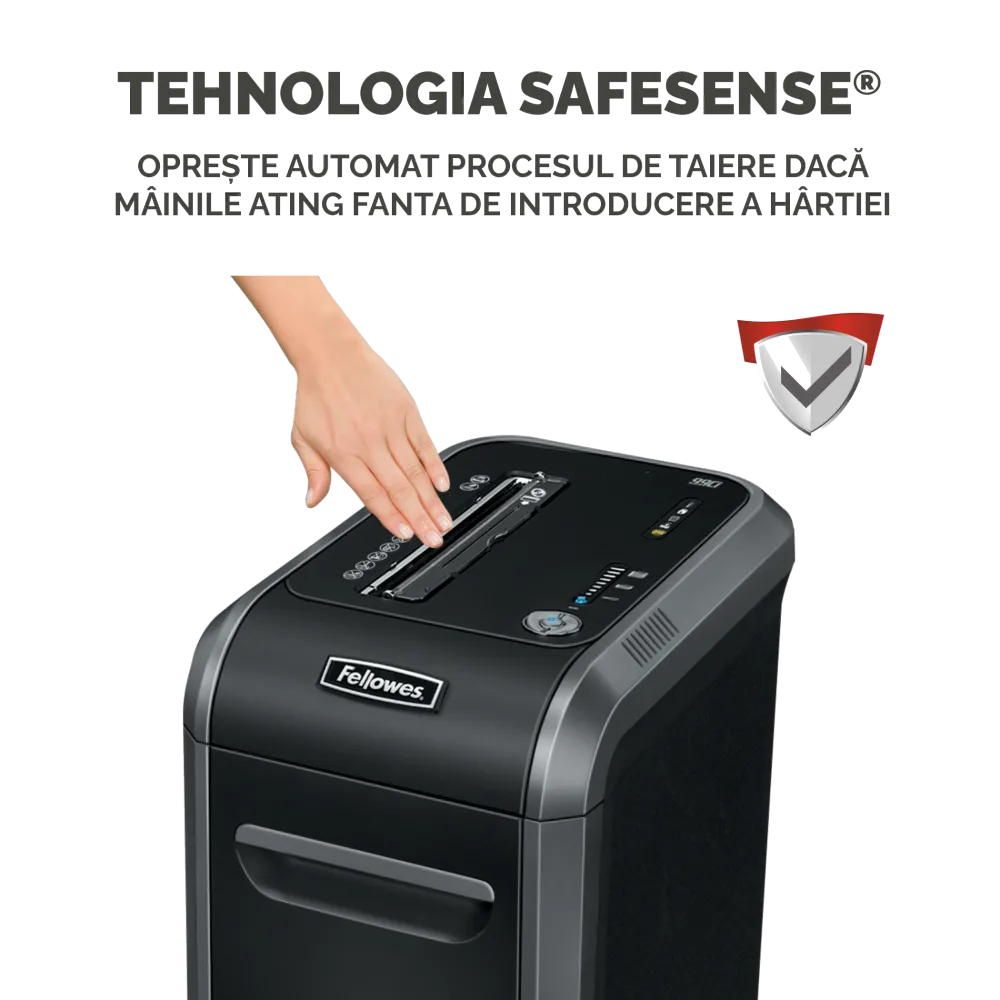 Fellowes 4691002 Powershred 99ci distrugator documente, taiere in particule, 17-18 coli, 50043859629256