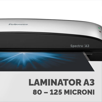 Fellowes 5738301 Spectra laminator A3 maxim 125 microni, 043859680306 50043859680301