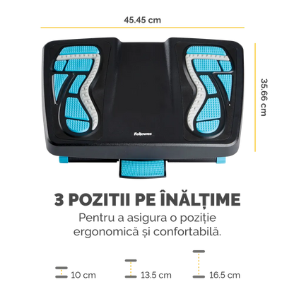 Fellowes 8068001 Energizer Foot Support suport ergonomic pentru picioare suprafata cu masaj, 043859675500 50043859675505