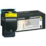 Lexmark C544X2YG Cartus toner Yellow, ORIGINAL, Standard, Extra High Capacity, 4K, 734646083607