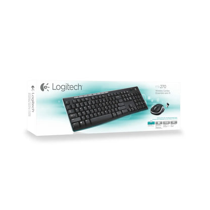 Logitech 920-004511 Logitech MK270 Wireless Desktop, Tastatura + Mouse wireless, USB, German layout 5099206039179