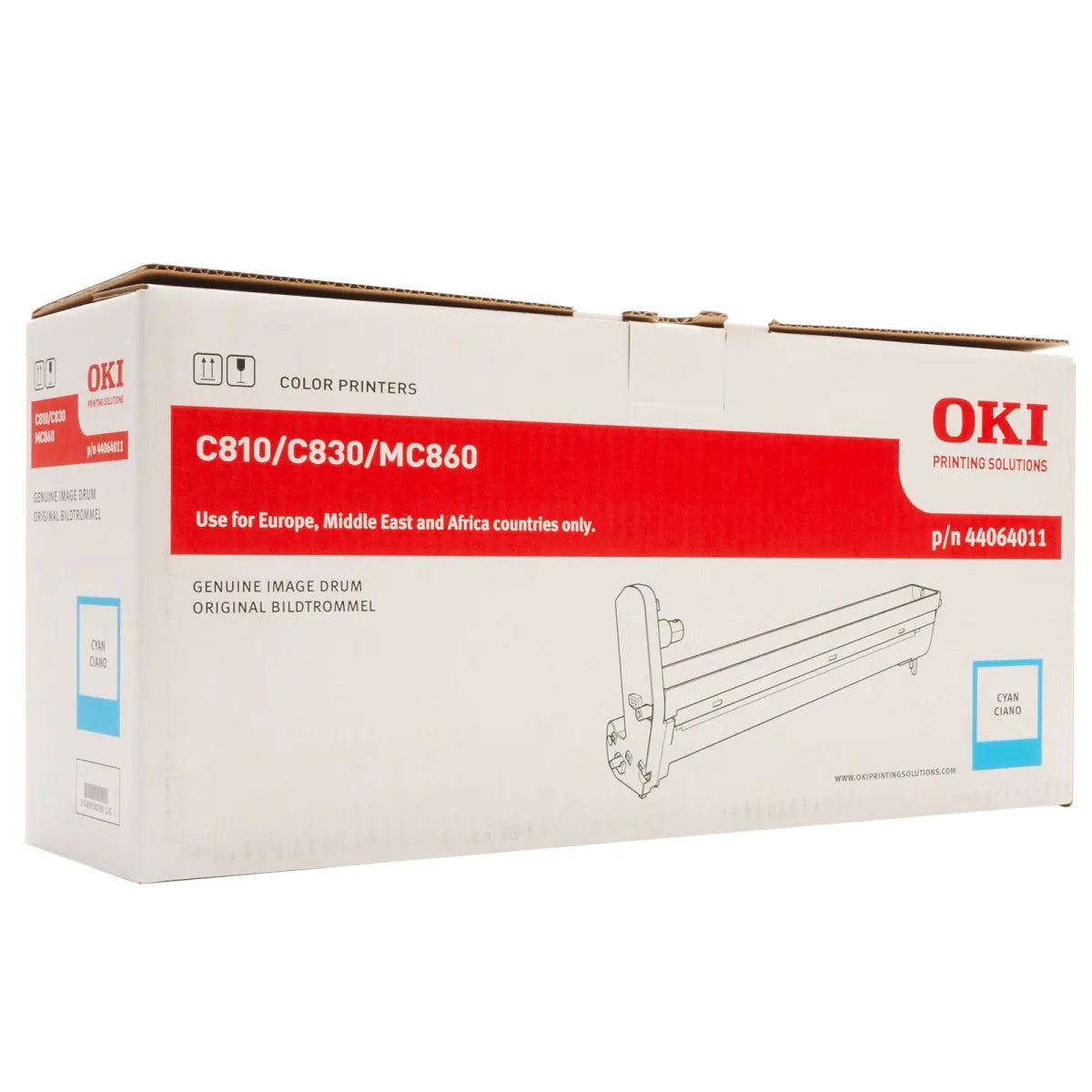 Oki 44064011 Oki 44064011 Cilindru cyan original OKI seria C810/C830/MC851, 20000 pag. 5031713043317