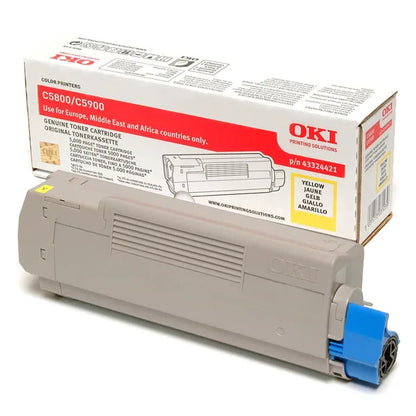 Oki 43324421 Oki 43324421 Toner original Yellow pt OKI C5800, C5900, C5550 MF 5031713031239