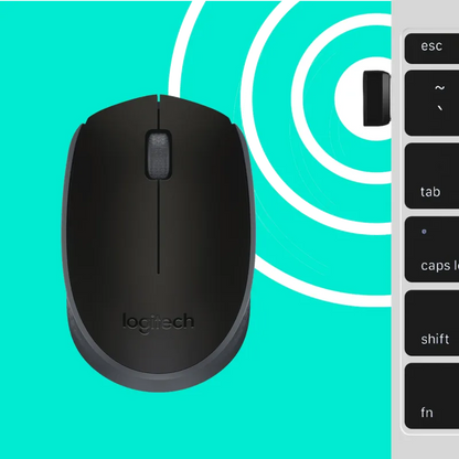 Logitech 910-004798 B170 Mouse optic 2.4 GHz wireless, 2 butoane + scroll, USB, Nano-receiver, 5099206065062