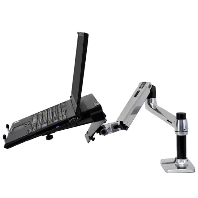 Ergotron 45-241-026 Brat monitor pt. birou LX Desk Mount LCD arm, aluminiu polisat, 698833011463