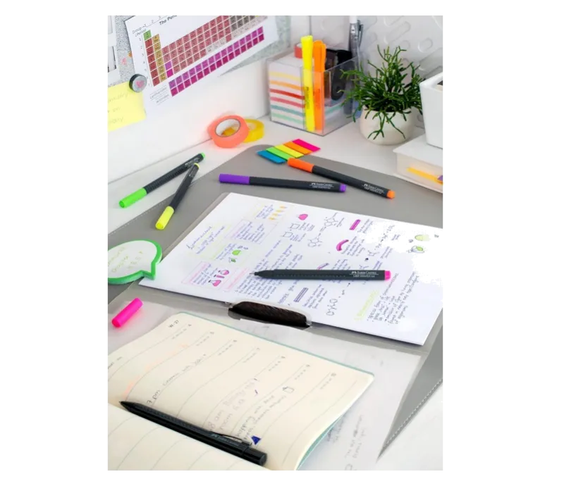 Faber-Castell 151620 Set 20 linere Grip 0.4mm forma ergonomica triunghi, 4005401516200