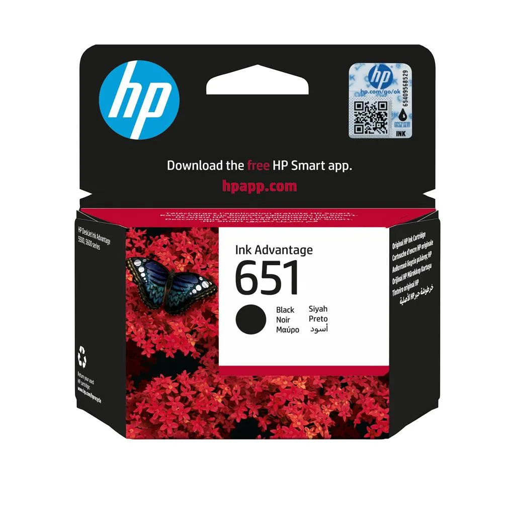 HP C2P10AE HP C2P10AE Cartus cerneala No. 651 original negru, 600 pag 889296160816