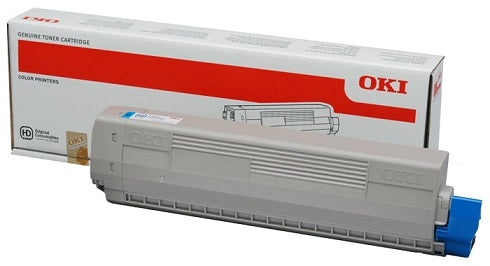 Oki 44844615 Toner ORIGINAL cyan pentru OKI C822, 7300 pag, 5031713056164