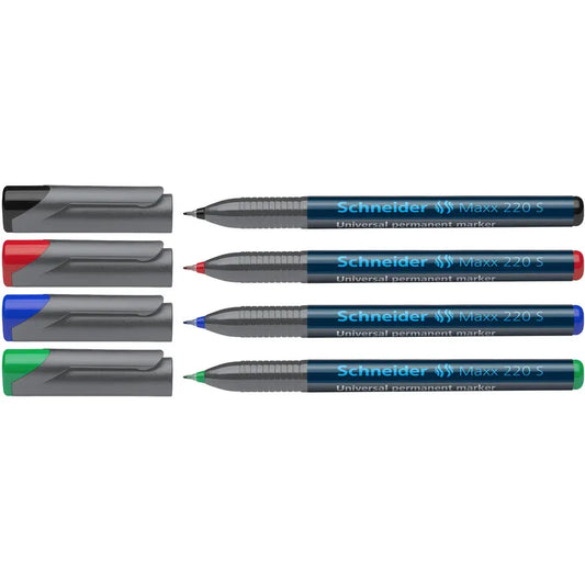Schneider 4045Negru Schneider Maxx 220 marker OHP negru 0.4mm super fin 4004675001986