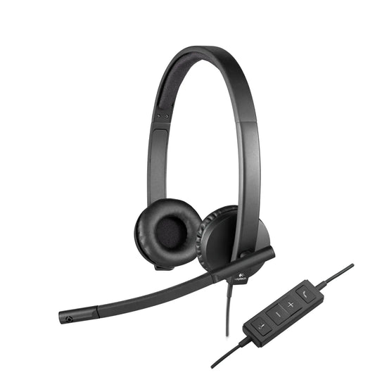 Logitech 981-000575 Logitech H570e Casti cu microfon, Over-the-Head Design, USB 5099206053304