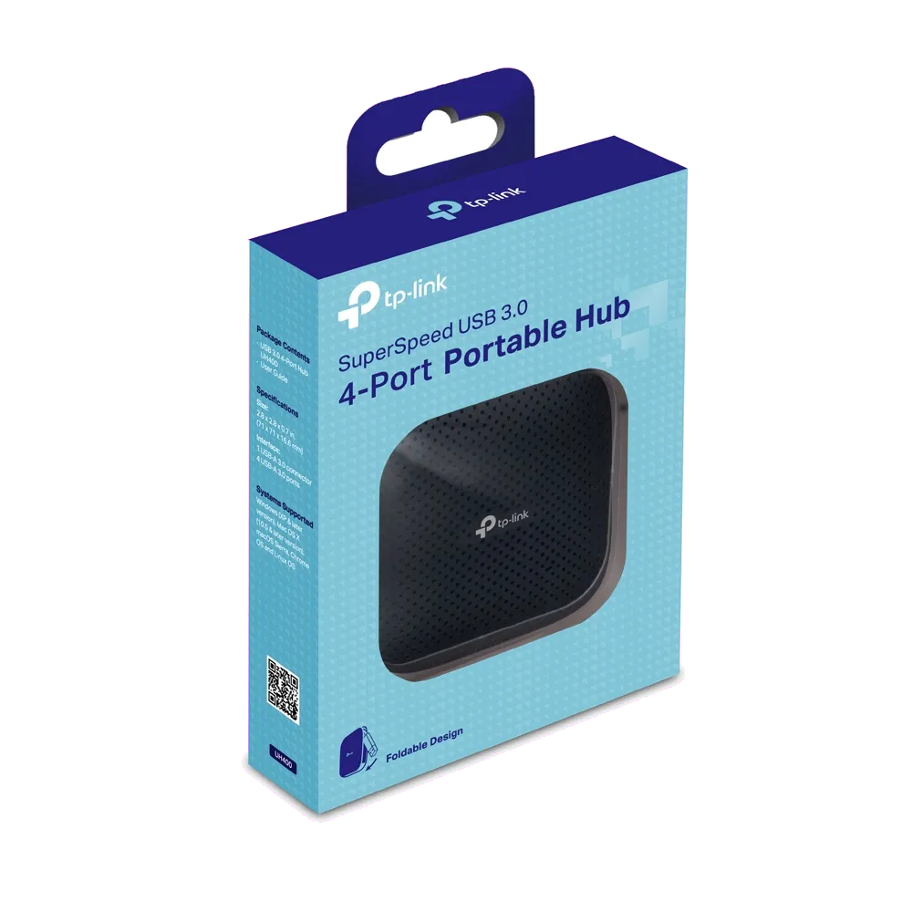 TP-Link UH400 HUB USB UH400, 4 porturi USB 3.0, 6935364091477