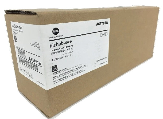 Konica-Minolta A63T01W TNP-37 Toner original negru pentru BizHub 4700P, 20000 pagini