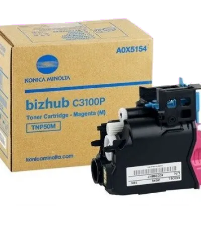 Konica-Minolta A0X5354 Toner Original Magenta Minolta TN50M, pentru Bizhub C3100P, 039281060328