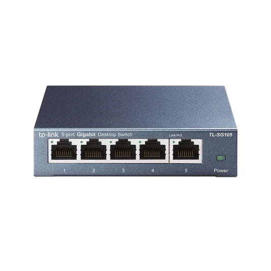 TP-Link TL-SG105 TP-Link TL-SG105 Switch 5-Port-uri 10/100/1000 Gigabit, carcasa metalica 6935364021146