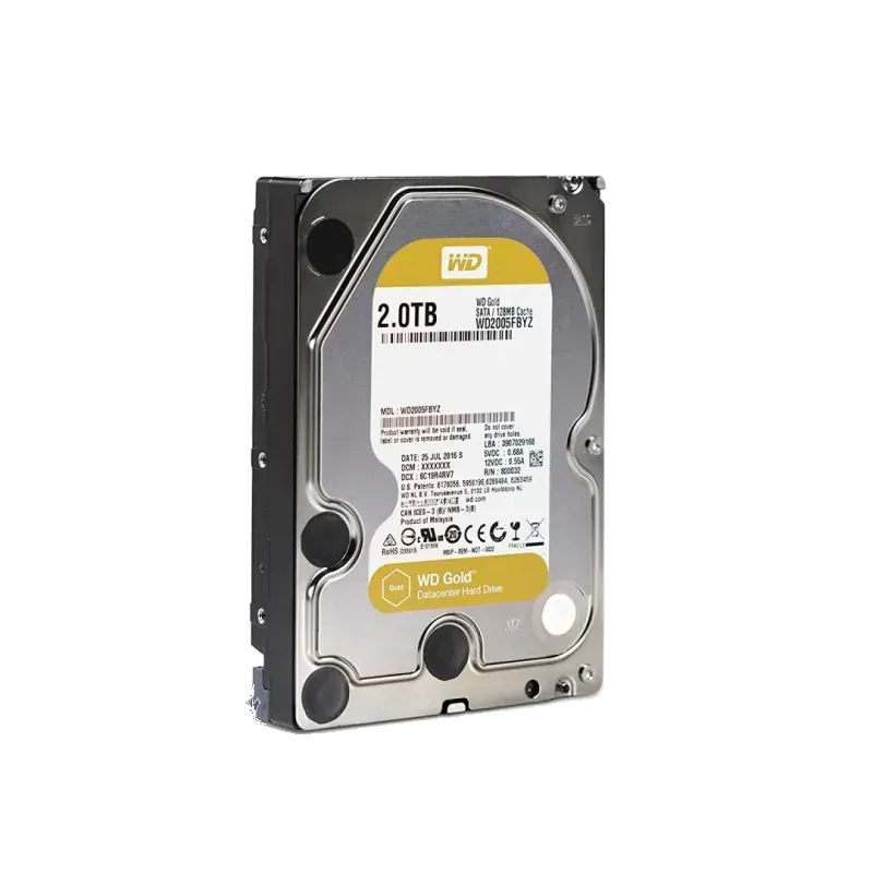 Western Digital WD2005FBYZ HDD intern 3.5inch, 2TB, 7200rpm, Gold, SATA3, 128MB, WD2005FBYZ-01YCBB2 WD2005FBYZ-01YCBB3