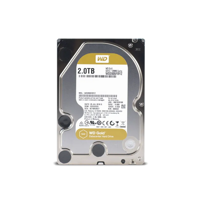 Western Digital WD2005FBYZ HDD intern 3.5inch, 2TB, 7200rpm, Gold, SATA3, 128MB, WD2005FBYZ-01YCBB2 WD2005FBYZ-01YCBB3