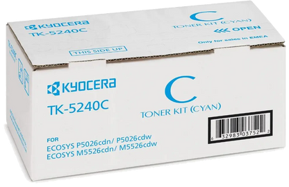 Kyocera 1T02R7CNL0 TK-5240C Toner cyan pentru 3000 pagini, 0632983037065 632983037065