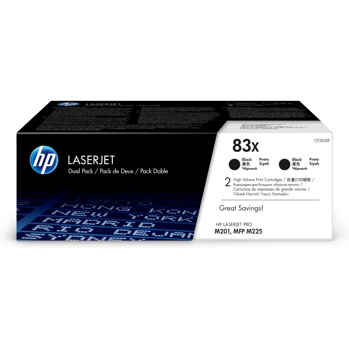 HP CF283XD HP Set toner 83X CF283XD negru 2x2200 pag pentru M201 M225