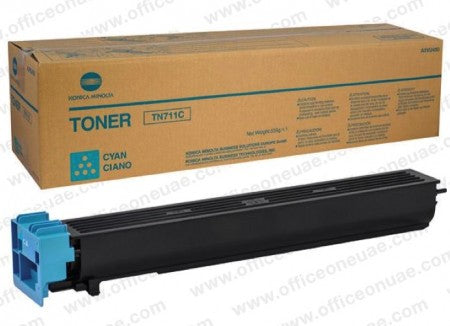 Konica-Minolta A3VU450 TN-711C Toner original cyan pt Biz-Hub C654, C654, C754, 31.500 pag, 1PA3VU450