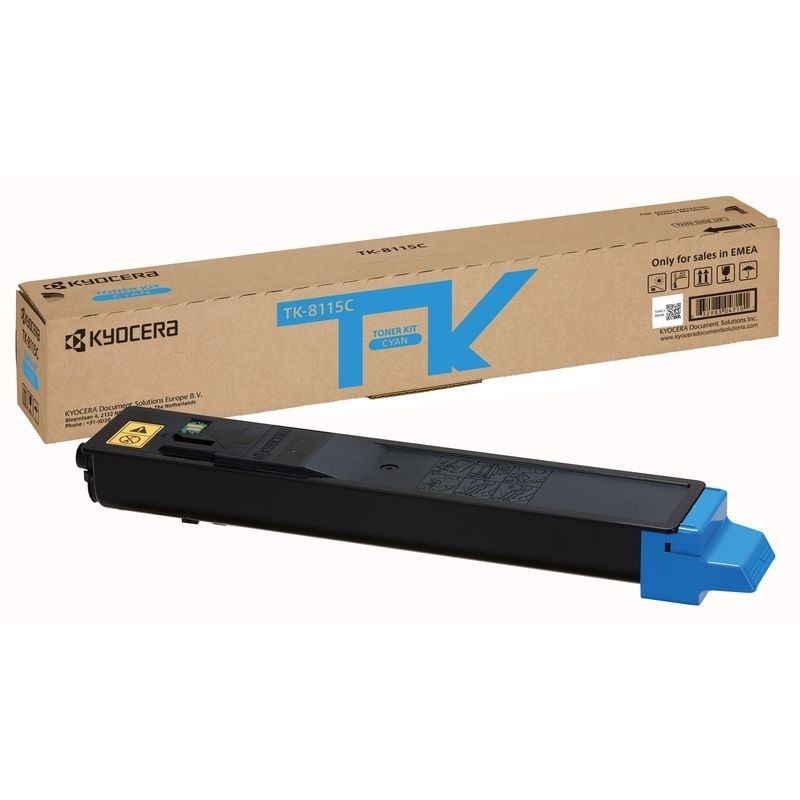 Kyocera 1T02P3CNL0 TK-8115C Toner original cyan pentru Kyocera ECOSYS M8124cidn, 632983047101