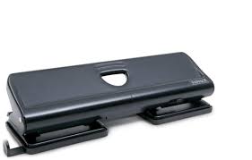 Rapesco RP1054 Perforator 4 gauri, 20 coli, metalic negru, 5018505000109