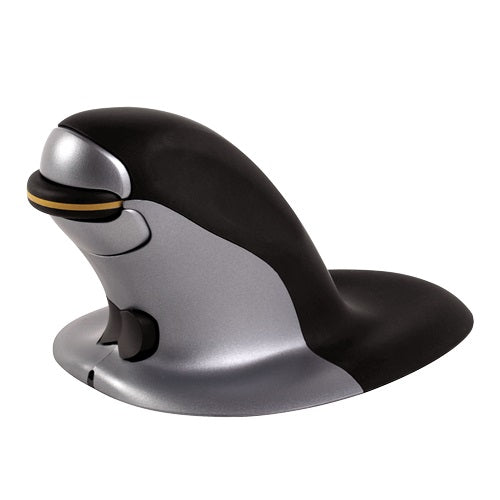 Fellowes 9894501 Penguin Ambidextrous Vertical Mouse – Wireless Large, 043859735938 043859735914