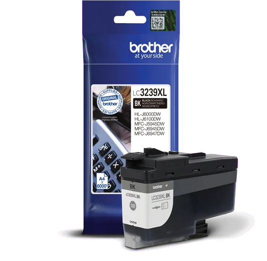 Brother LC3239XLBK LC-3239XLBK Cartus negru original HC pt. MFC-J5945DW, MFC-J6945DW, MFC-J6947DW, 4977766787864